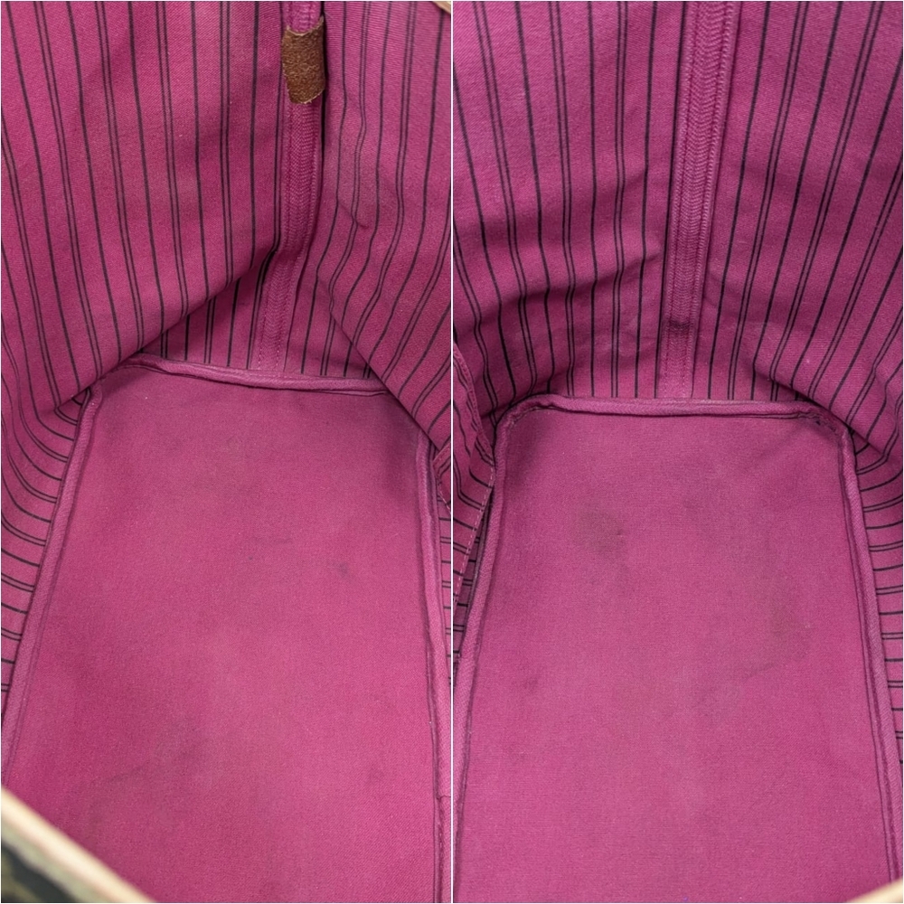 ✨️💎Authentic Louis Vuitton fuchsia Neverfull GM Monogram Bag - Picture 14 of 16